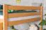 Large Bunk Bed with Slide 160 x 190 cm | Solid Beech Wood | Natural Lacquered | Converts to Two Single Beds | Easy Premium Line K32/n