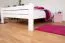 Kids Bed Easy Premium Line K7 | 140 x 200 cm | Solid Beech Wood | White Lacquered | 1 Cover Panel Included