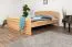 Double Bed "Easy Premium Line" K7 | Solid Beech Wood | 160 x 200 cm | Natural Finish | Modern Design