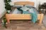 Double bed "Easy Premium Line" K7 incl.1 cover, 160 x 200 cm solid beech wood nature