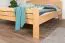 Double Bed "Easy Premium Line" K7 | Solid Beech Wood | 160 x 200 cm | Natural Finish | Modern Design