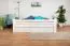 Double Bed Easy Premium Line K7 | 160 x 200 cm | Solid Beech Wood | White Lacquered | Modern Design