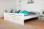 Double Bed Easy Premium Line K7 | 160 x 200 cm | Solid Beech Wood | White Lacquered | Modern Design