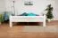 Double Bed Easy Premium Line K7 | 160 x 200 cm | Solid Beech Wood | White Lacquered | Modern Design