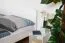 Double Bed Easy Premium Line K7 | 160 x 200 cm | Solid Beech Wood | White Lacquered | Modern Design