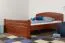 Youth Bed Easy Premium Line K7 | 160 x 200 cm | Solid Beech Wood | Cherry Finish | 1 Cover Panel Included