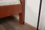 Youth Bed Easy Premium Line K7 | 160 x 200 cm | Solid Beech Wood | Cherry Finish | 1 Cover Panel Included