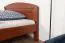 Youth Bed Easy Premium Line K7 | 160 x 200 cm | Solid Beech Wood | Cherry Finish | 1 Cover Panel Included