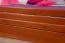 Youth Bed Easy Premium Line K7 | 160 x 200 cm | Solid Beech Wood | Cherry Finish | 1 Cover Panel Included
