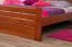 Youth Bed Easy Premium Line K7 | 160 x 200 cm | Solid Beech Wood | Cherry Finish | 1 Cover Panel Included