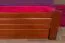 Youth Bed Easy Premium Line K7 | 160 x 200 cm | Solid Beech Wood | Cherry Finish | 1 Cover Panel Included