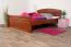 Youth Bed Easy Premium Line K7 | 160 x 200 cm | Solid Beech Wood | Cherry Finish | 1 Cover Panel Included