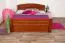 Youth Bed Easy Premium Line K7 | 160 x 200 cm | Solid Beech Wood | Cherry Finish | 1 Cover Panel Included