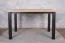 Stylish Varbas 02 Dining Table, two-tone, Gold Craft Oak / Matte Black, 120 x 80 cm, sturdy construction, durable kitchen table, modern
