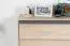 Chest of drawers Mochis 15, Colour: Sonoma Oak Light including 3 colour inserts - Measurements: 85 x 69 x 34 cm (H x W x D), with 4 drawers