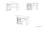 Desk Mesquite 19, Colour: Sonoma Oak Light / Sonoma Oak Truffle - Measurements: 78 x 120 x 58 cm (H x W x D), with 1 door, 1 drawer and 2 compartments