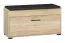 Storage Bench & Shoe Cabinet Vacaville 05 | Sonoma Oak Light | 48 x 90 x 34 cm | 2 Doors, 3 Compartments