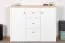 Children's Chest of Drawers Egvad 09 | White / Beech | 95 x 120 x 40 cm | 2 Doors, 3 Drawers, 6 Compartments