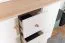 Children's Chest of Drawers Egvad 09 | White / Beech | 95 x 120 x 40 cm | 2 Doors, 3 Drawers, 6 Compartments