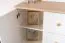 Children's Chest of Drawers Egvad 09 | White / Beech | 95 x 120 x 40 cm | 2 Doors, 3 Drawers, 6 Compartments