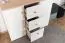 Children's Chest of Drawers Egvad 09 | White / Beech | 95 x 120 x 40 cm | 2 Doors, 3 Drawers, 6 Compartments