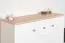 Children's Chest of Drawers Egvad 09 | White / Beech | 95 x 120 x 40 cm | 2 Doors, 3 Drawers, 6 Compartments