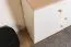 Children's Chest of Drawers Egvad 09 | White / Beech | 95 x 120 x 40 cm | 2 Doors, 3 Drawers, 6 Compartments