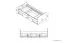 Children's Bed Renton 12 | Platinum Grey/White/Green | 90 x 200 cm | 1 Drawer, 2 Compartments