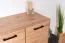 Pandrup 10 Chest of Drawers | Oak Finish | 83 x 120 x 40 cm | 3 Doors, 4 Compartments