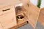 Pandrup 10 Chest of Drawers | Oak Finish | 83 x 120 x 40 cm | 3 Doors, 4 Compartments