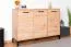 Pandrup 10 Chest of Drawers | Oak Finish | 83 x 120 x 40 cm | 3 Doors, 4 Compartments