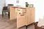 Desk Pandrup 23 | Oak / Black | 75 x 120 x 51 cm | 1 Door, 1 Drawer, 2 Compartments