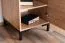 Desk Pandrup 23 | Oak / Black | 75 x 120 x 51 cm | 1 Door, 1 Drawer, 2 Compartments