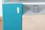 Children's TV Base Cabinet Aalst 24 | Oak/White/Blue | 40 x 120 x 50 cm | Modern & Durable