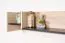 Children's Room Wall Shelf Aalst 13 | Oak, Cream & Black | 25 x 125 x 24 cm | Modern Hanging Rack