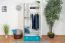 Children's Wardrobe Aalst 17 | Oak/White/Blue | 190 x 80 x 50 cm | Modern Hinged Door Closet
