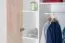 Children's Wardrobe Aalst 17 | Oak/White/Blue | 190 x 80 x 50 cm | Modern Hinged Door Closet
