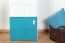 Children's Wardrobe Aalst 18 | Oak / White / Blue | 190 x 45 x 40 cm | Modern Storage for Kids' Rooms