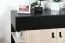 Youth Chest of Drawers Aalst 08 | Oak/Cream/Black | 90 x 110 x 40 cm | Modern Storage Solution