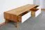 Timaru 22 TV Cabinet, Oiled Wild Oak / White, Partially Solid Wood - Dimensions: 33 x 134 x 40 cm (H x W x D)
