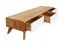 Timaru 22 TV Cabinet, Oiled Wild Oak / White, Partially Solid Wood - Dimensions: 33 x 134 x 40 cm (H x W x D)