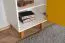 Youth Nightstand Syrina 14 | White/Yellow | 72 x 54 x 45 cm | Modern Design | Soft Close
