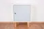Youth room - Nightstand Syrina 14, Color: White / Blue - Dimensions: 72 x 54 x 45 cm (H x W x D)