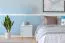 Youth room - Nightstand Syrina 14, Color: White / Blue - Dimensions: 72 x 54 x 45 cm (H x W x D)