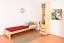 Single bed / guest bed solid pine solid wood natural 78, incl. slatted frame - 80 x 200 cm