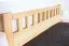 Children's Bed or Youth Bed | Solid Beech Wood Natural Finish | 140 x 200 cm | Slatted Frame Included