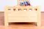 Children's Bed or Youth Bed | Solid Pine Wood | Natural Finish | Slatted Frame Included | 80 x 200 cm