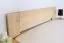 Single bed / guest bed solid beech wood natural 110, incl. slatted frame - dimensions 140 x 200 cm