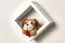 Wall Shelf Solid Pine Wood | White Lacquered Junco 283C | 20 x 20 x 12 cm | Space-Saving Suspended Rack
