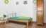 Futon Bed | Solid Oak | Oiled Finish | Wooden Nature 04 | 100 x 200 cm